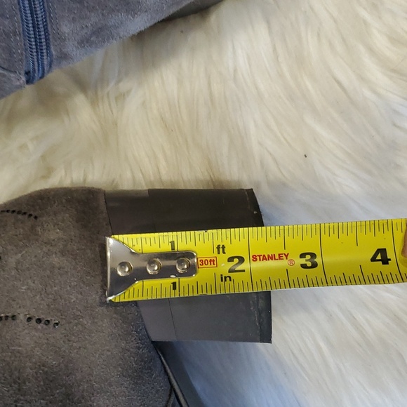Bonetti  collection grey women's suade boots size 7 - Picture 13 of 16